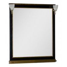 Зеркало Aquanet Валенса 100 черный краколет-золото 180294