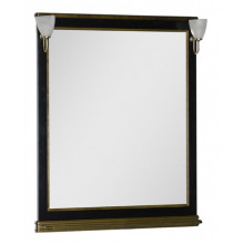 Зеркало Aquanet Валенса 90 черный краколет-золото 180043