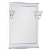 Зеркало Aquanet Валенса 80 белый краколет-серебро 180144