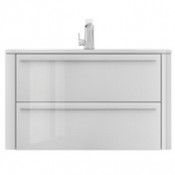 Тумба под раковину AM.PM Awe M15FHX0802WH, королевский белый глянцевый