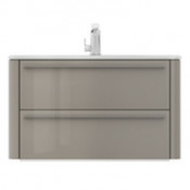 Тумба под раковину AM.PM Awe M15FHX0802GH, королевский серый глянцевый