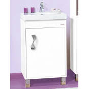 Тумба с раковиной Бриклаер Аргентина 50, белый глянец