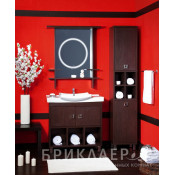 Тумба с раковиной Бриклаер Хоккайдо 85, венге