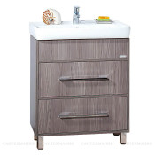 Тумба с раковиной Бриклаер Чили 80, серая лиственница