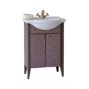 Тумба под раковину Аллигатор АРНО-75, цвет коричневый, 75*46*85 см