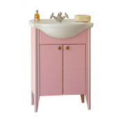 Тумба под раковину Аллигатор АРНО-85, цвет розовый, 85*51*85 см