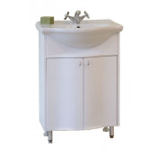 Тумба под раковину Аллигатор ВОЯЖ 1-75, цвет белый, 75*46*85 см