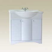 Тумба под раковину Аллигатор ВОЯЖ 4-85, цвет белый, 85*51*85 см