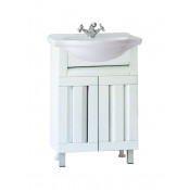 Тумба под раковину Аллигатор МАРКО 1-55, цвет белый, 55*46*85 см