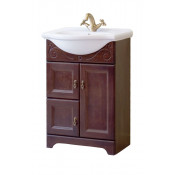 Тумба под раковину Аллигатор МИЛАНА 2-75, цвет венге, 75*46*85 см
