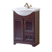 Тумба под раковину Аллигатор МИЛАНА 3-75, цвет венге, 75*46*85 см
