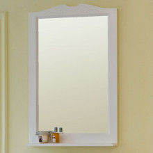 Зеркало Аллигатор МИЛАНА 1-55, цвет белый, 55*99,5*14 см