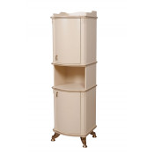 Пенал Аква Родос Арт Деко R, напольный, цвет - айвори, 54*170*47 см