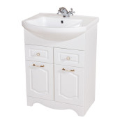 Тумба с раковиной Аква Родос Классик 60, напольная, цвет - белый