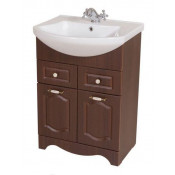 Тумба с раковиной Аква Родос Классик 60, напольная, цвет - орех