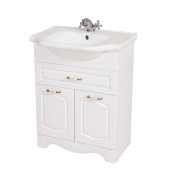 Тумба с раковиной Аква Родос Классик 65, напольная, цвет - белый