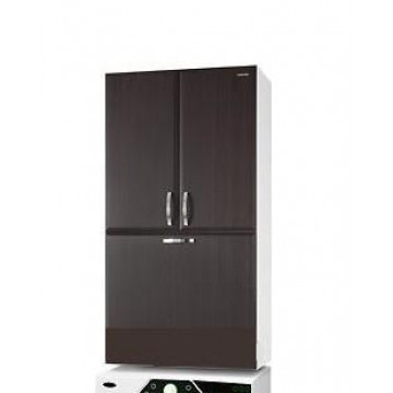 Шкаф над стиральной машиной Vod-ok 60 с бельевой корзиной, цвет венге