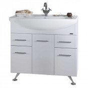 Тумба c раковиной Vod-ok Альфа 90 белый