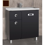 Тумба с раковиной Vod-ok Арнелла 80, цвет шоколад