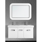 Тумба с раковиной Vod-ok Астрид 120 с 1 ящиком, цвет белый