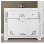 Тумба c раковиной Vod-ok Версаль 105 цвет белый