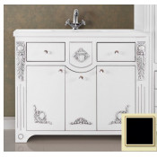 Тумба c раковиной Vod-ok Версаль 105 цвет черный