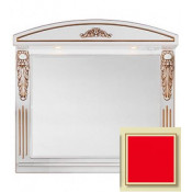 Зеркало Vod-ok Версаль 65 цвет красный