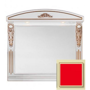 Зеркало Vod-ok Версаль 65 цвет красный