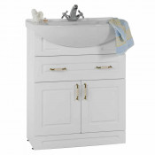 Тумба c раковиной Vod-ok Капри 65 белый