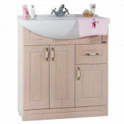 Тумба c раковиной Vod-ok Капри 75 цвет дуб