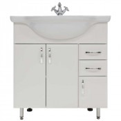 Тумба c раковиной Vod-ok Колумбия 75 цвет белый