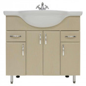 Тумба c раковиной Vod-ok Колумбия 95 цвет дуб