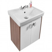 Тумба с раковиной Vod-ok Мона 60 с 2 дверками, цвет корпуса ясень