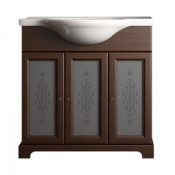 Тумба с раковиной Opadiris КАМА 75, орех антикварный