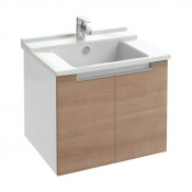 Тумба под раковину Jacob Delafon Struktura 60 EB1280-E13, цвет - розовое дерево, 2 двери, 57*47*56 см