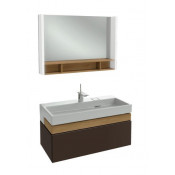 Тумба под раковину Jacob Delafon Terrace 100 EB1187-N23, подвесная, цвет - коричневый лак