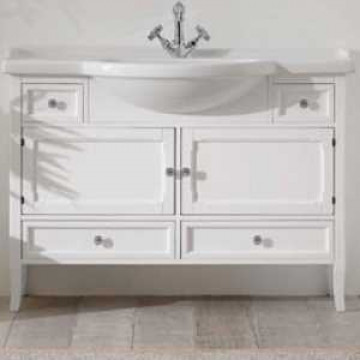 Комплект мебели для ванной Eban Arianna 120 FBSAR120-B bi decape*6, белый
