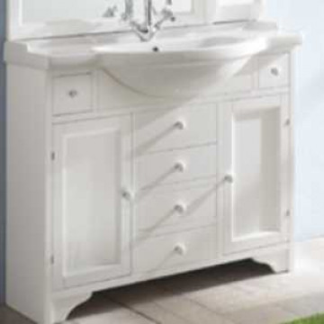 Комплект мебели для ванной Eban Eleonora 105 FBSEL105-B bi decape*8, белый