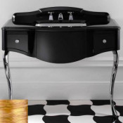 Тумба под раковину Devon&Devon Miami MIAMIBCOT, светлое золото