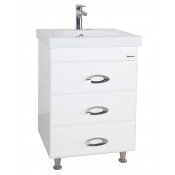 Тумба с раковиной Bellezza Неаполь 60, напольная, цвет - белый