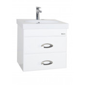 Тумба с раковиной Bellezza Неаполь 60, подвесная, цвет - белый