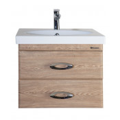 Тумба с раковиной Bellezza Неаполь 70, подвесная, цвет - карпатская ель