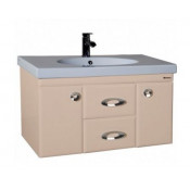 Тумба с раковиной Bellezza Неаполь 90, подвесная, цвет - бежевый
