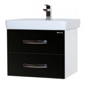 Тумба с раковиной Bellezza РОККО 50, подвесная, цвет - черный