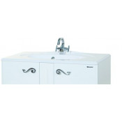 Тумба с раковиной Bellezza Эстель 100, напольная, цвет белый