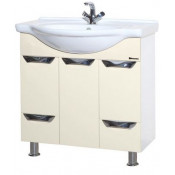 Тумба с раковиной Bellezza БЕЛЛА 75 ЛЮКС, напольная, цвет - бежевый