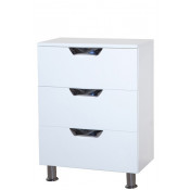 Тумба Bellezza БЕЛЛА 60 ЛЮКС, напольная, цвет - белый, 60*82*34 см