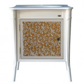 Тумба с раковиной Atoll Valencia 76,5*91,5 см, dorato/патина золото