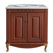 Тумба с раковиной Atoll Verona 85 85*88 см, scuro/патина Луизиана