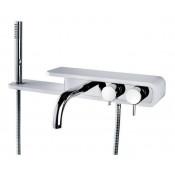 Смеситель Paini Pad PDCR100BO для ванны и душа с душевым гарнитуром